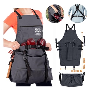Heavy-Duty Poly Cotton Garden Apron With Quick Release Pocket